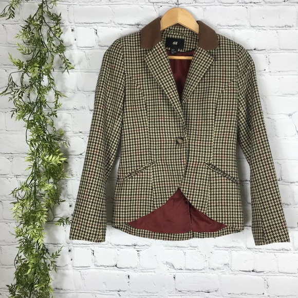 H\u0026M | Jackets \u0026 Coats | Hm Houndstooth 